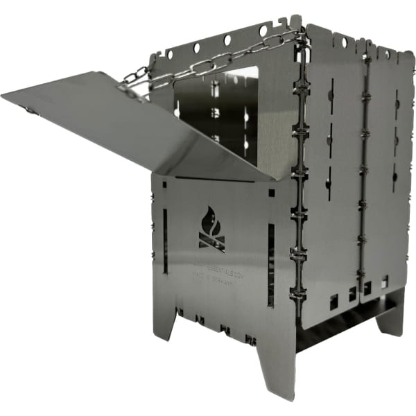 bushcraft essentials Holzrutsche Bushbox XL Titanium - Bild 3