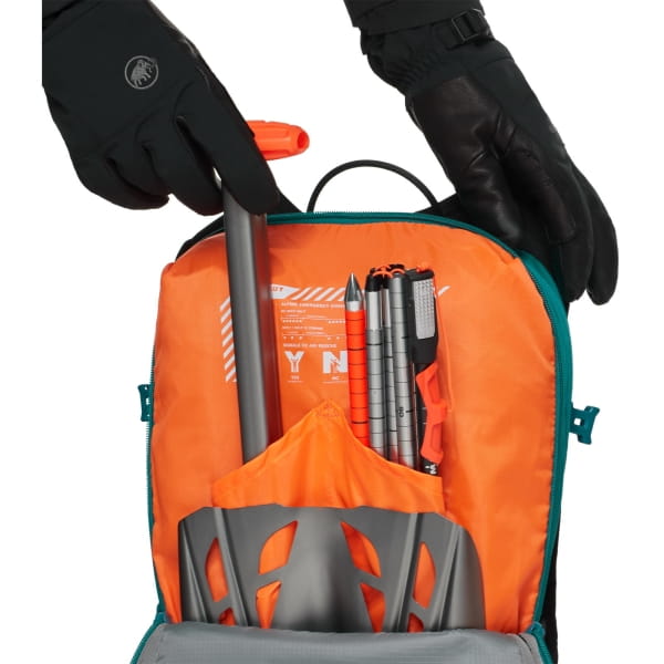 Mammut Nirvana 18 Women - Freeride Rucksack deep teal-black - Bild 8