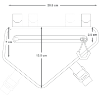 Vorschau: Apidura Racing Frame Pack 1 L - Rahmentasche - Bild 3