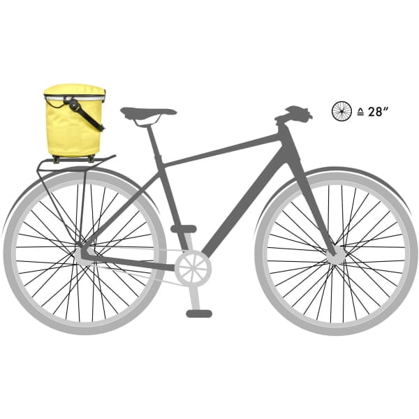 ORTLIEB Up-Town Rack City - Gepäckträger Fahrradkorb lemon sorbet - Bild 2
