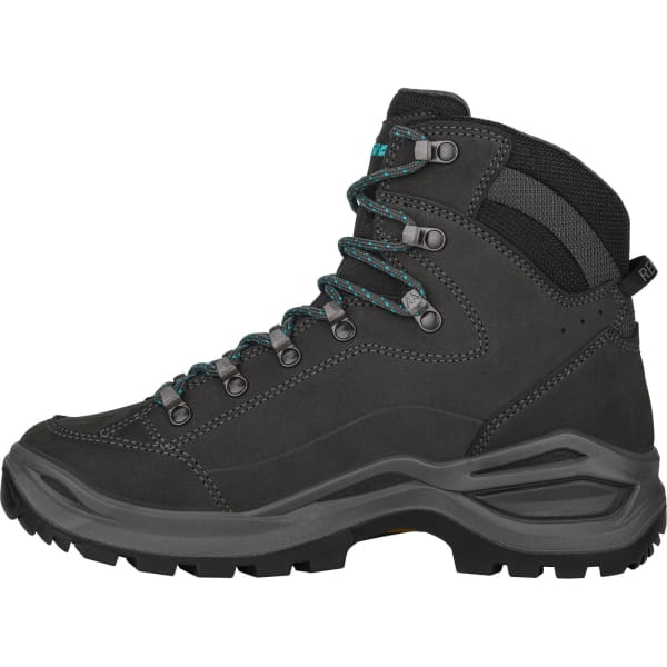 Lowa Women's Renegade EVO GTX MID S - Wanderschuhe schmaler Leisten asphalt-turquoise - Bild 2