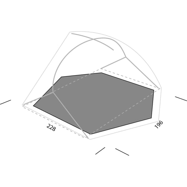 EXPED Lyra II Footprint - Zeltunterlage - Bild 1