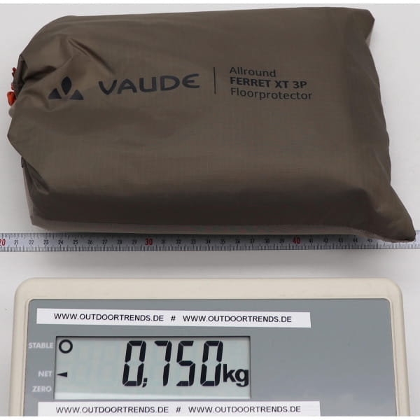 VAUDE Floorprotector Allround Ferret XT 3P - Zeltunterlage bark - Bild 2