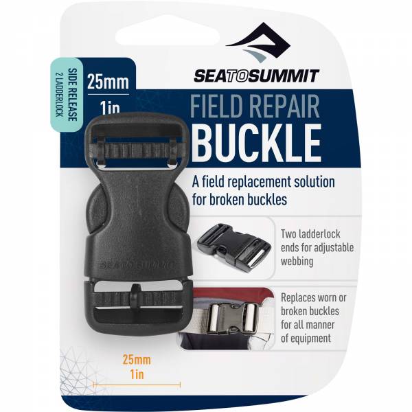 Sea to Summit Field Repair Buckle Side Release 2 Ladderlock 25 mm - Gurtschnalle - Bild 1