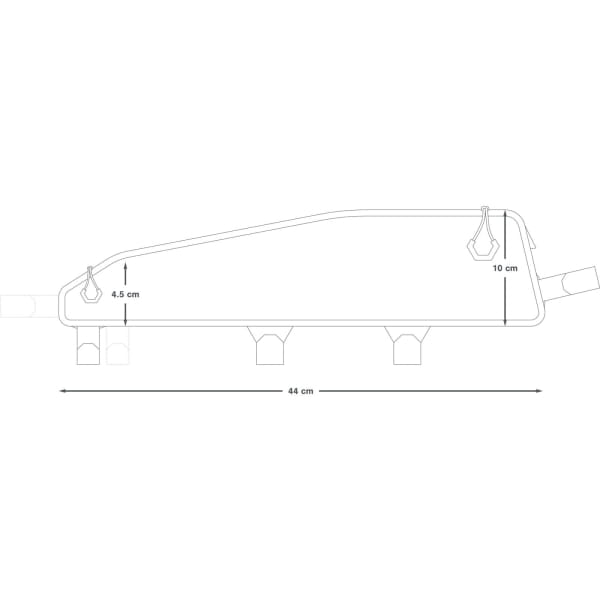 Apidura Racing Top Tube Long Pack 2 L - Oberrohrtasche - Bild 3