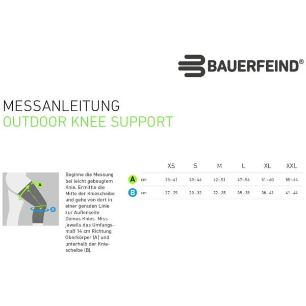 Bauerfeind Sports Outdoor Knee Support - Kniebandage sandstone-orange - Bild 2