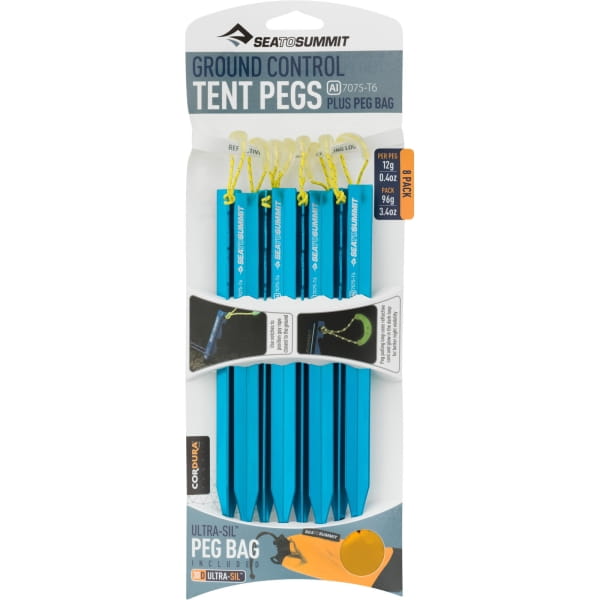 Sea to Summit Ground Control Tent Pegs - 8er Pack Zeltheringe - Bild 2