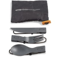 Vorschau: GSI Tekk Trio Folding Cutlery Set - Besteckset grey - Bild 2
