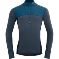 Vorschau: DEVOLD Lauparen Merino 190 Zip Neck Man - Funktionsshirt flood-night-ink - Bild 1