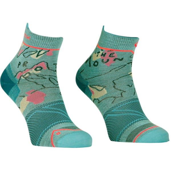 Ortovox Women's Alpine Light Quarter Socks ice waterfall - Bild 3