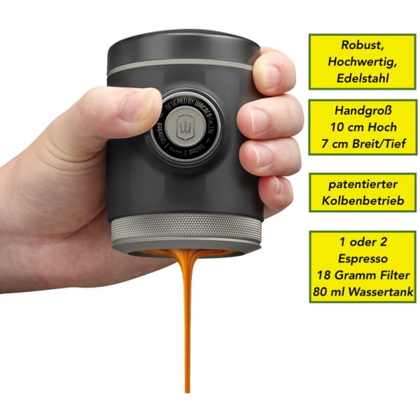 WACACO Picopresso Set - Espresso Maker grey - Bild 10