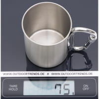 Vorschau: Basic Nature Edelstahlbecher 300 ml - Trinkbecher mit Karabiner - Bild 5