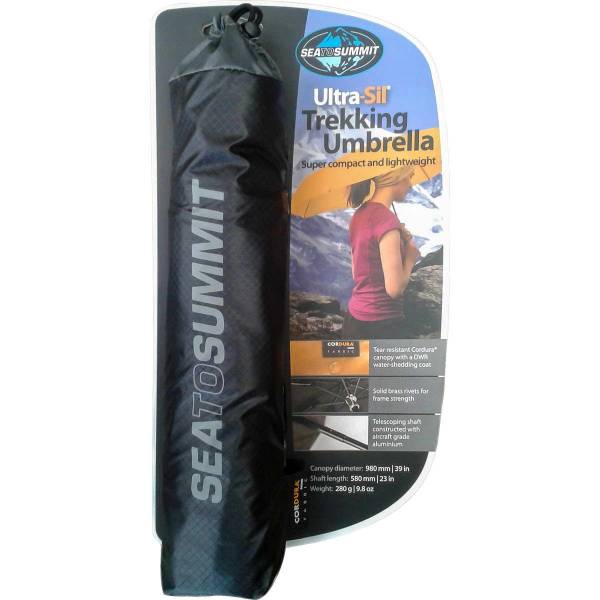 Sea to Summit Ultra-Sil Trekking Umbrella - Regenschirm schwarz - Bild 1