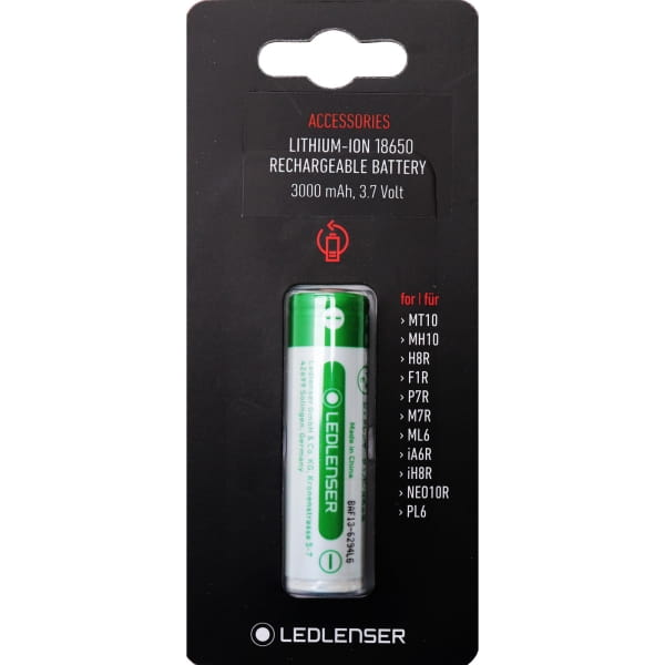 Ledlenser Lithium-Ionen Rechargeable Battery 3,7 V / 3000 mAh - Ersatzbatterie - Bild 1