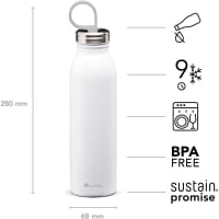 Vorschau: aladdin Chilled Thermavac 550 ml - Thermo-Trinkflasche schnee-weiß - Bild 10 Vorschau: aladdin Chilled Thermavac 550 ml - Thermo-Trinkflasche schnee-weiß - Bild 10