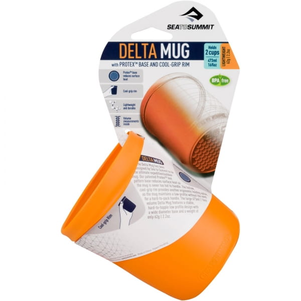Sea to Summit Delta Mug - Trinkbecher orange - Bild 6 Sea to Summit Delta Mug - Trinkbecher orange - Bild 6