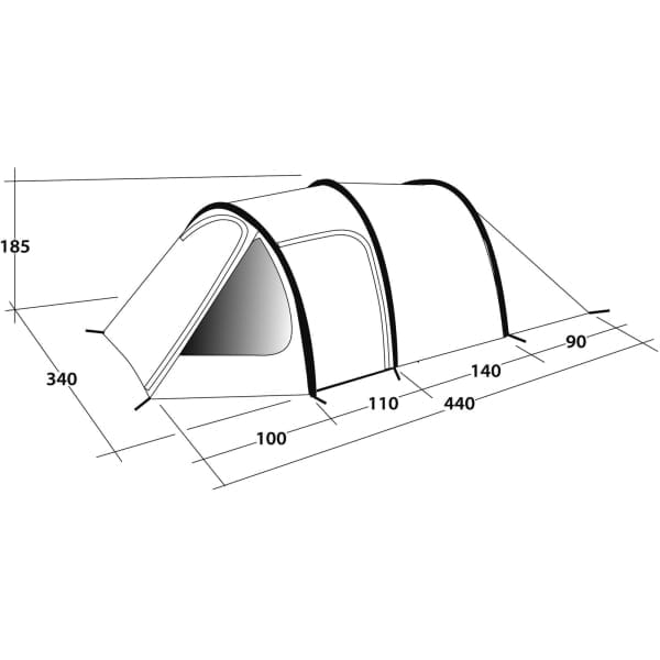 Outwell Earth 5 - Fünf-Personen-Tunnel-Zelt blue-grey - Bild 2 Outwell Earth 5 - Fünf-Personen-Tunnel-Zelt blue-grey - Bild 2
