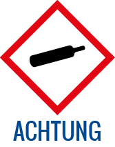 H280 - Enthält Gas unter Druck; kann bei Erwärmung explodieren