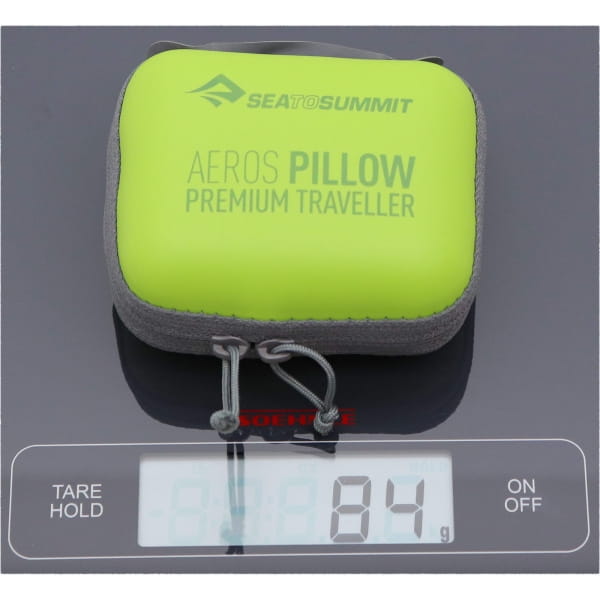 Sea to Summit Aeros Pillow Premium Traveller - Nackenkissen lime - Bild 2
