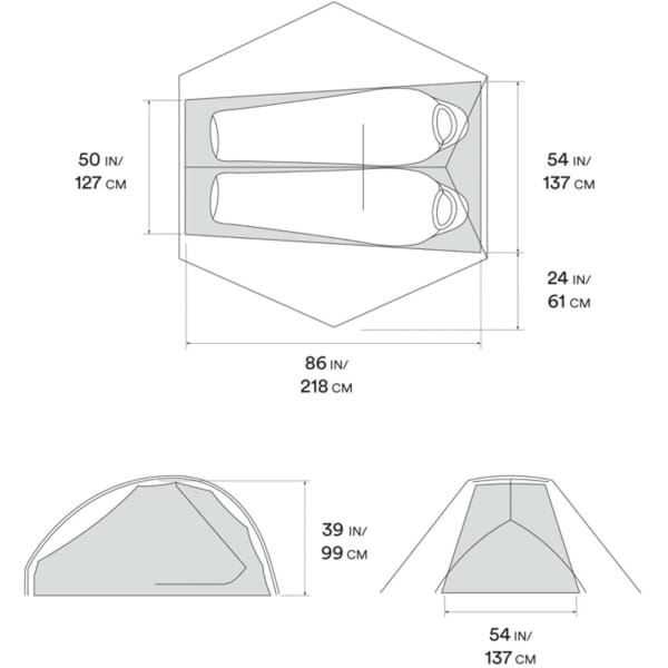 Mountain Hardwear Strato™ UL 2 - 2 Personen Zelt undyed - Bild 4