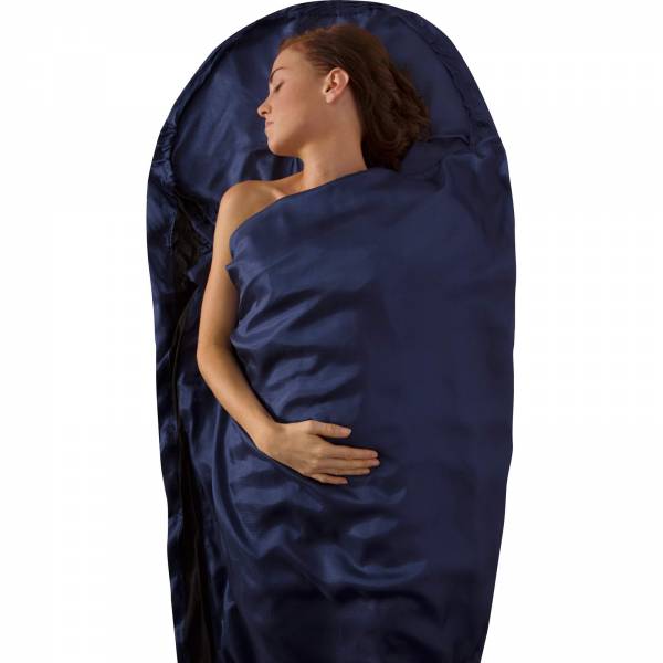 Sea to Summit Silk Stretch Liner Mummy Hood navy blue - Bild 4 Sea to Summit Silk Stretch Liner Mummy Hood navy blue - Bild 4