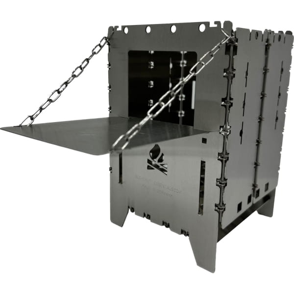 bushcraft essentials Holzrutsche Bushbox XL Edelstahl - Bild 2