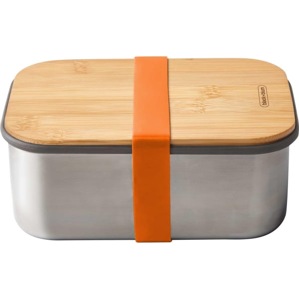 black+blum Stainless Steel Sandwich Box 1,25 Liter - Edelstahl-Proviantdose orange - Bild 1