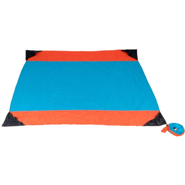 TICKET TO THE MOON Beach Blanket - Picknickdecke aqua-orange - Bild 1 TICKET TO THE MOON Beach Blanket - Picknickdecke aqua-orange - Bild 1
