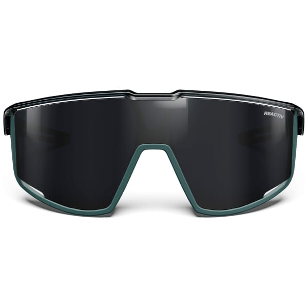 JULBO Fury Reactiv 0-3 - Fahrradbrille durchscheinend glänzend schwarz-grün matt - Bild 3