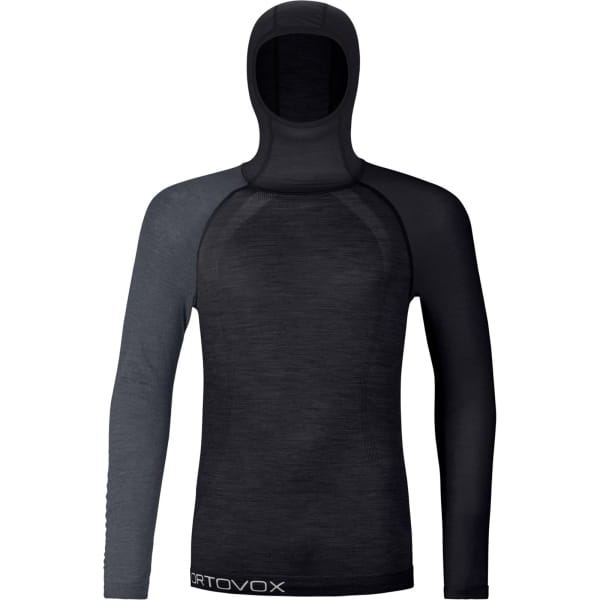 Ortovox Men's 120 Competition Light Hoody - Langarmshirt mit Kapuze black raven - Bild 3