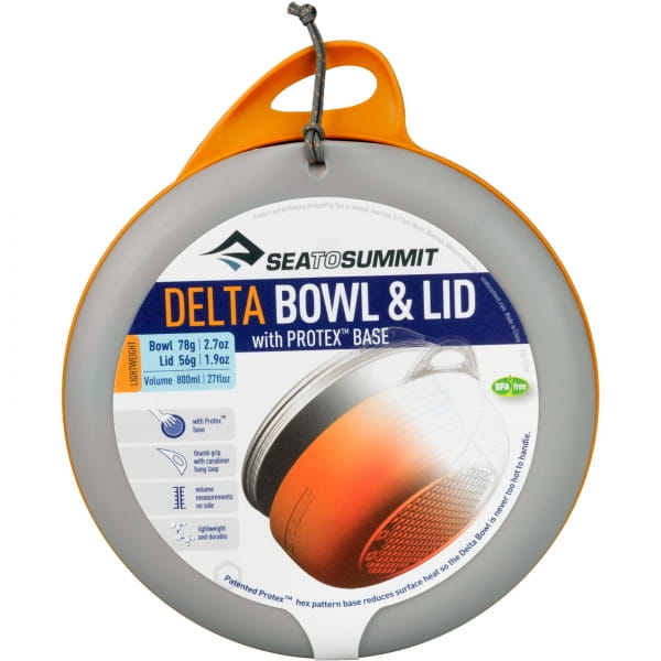 Sea to Summit Delta Bowl & Lid - Schüssel mit Deckel orange - Bild 5 Sea to Summit Delta Bowl & Lid - Schüssel mit Deckel orange - Bild 5