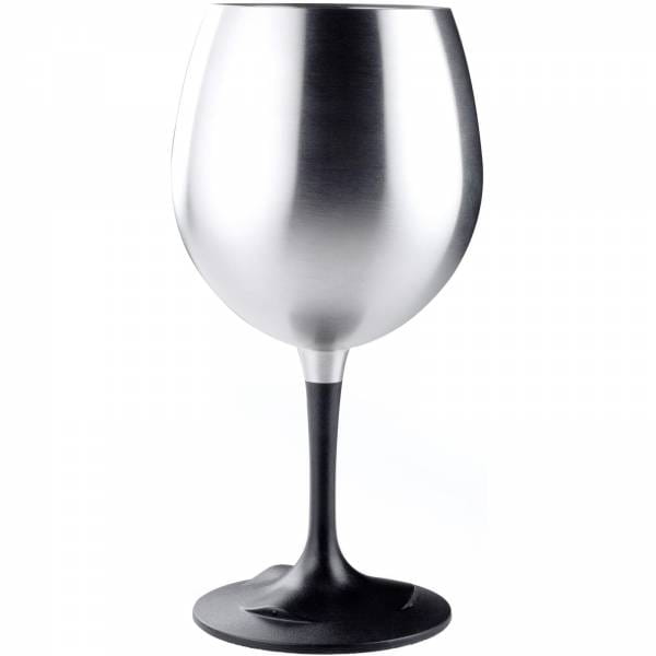 GSI Glacier Stainless Nesting Red Wine Glass silver-black - Bild 1