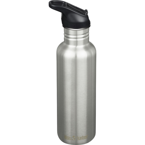 klean kanteen Classic 800 ml Flip Seal Sport Cap - Trinkflasche brushed stainless - Bild 1