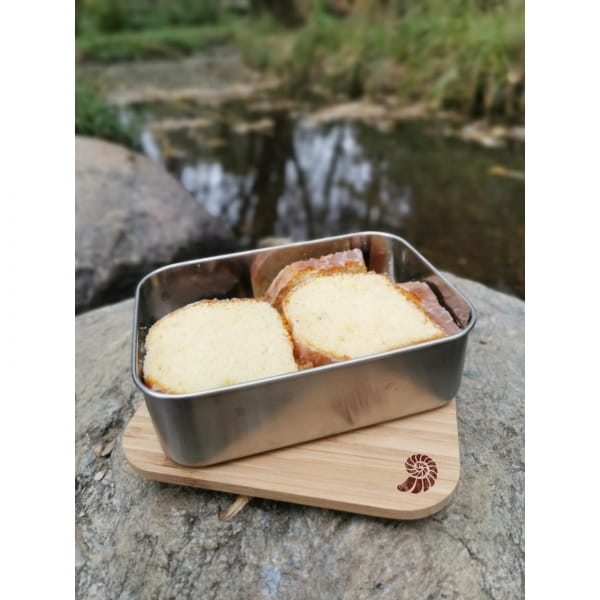 Origin Outdoors Bamboo Lunchbox 1,2 L - Edelstahl-Proviantdose stainless - Bild 4