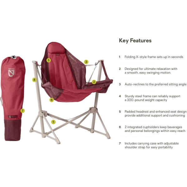 NEMO Stargaze Evo-X - Campingstuhl deep claret - Bild 18