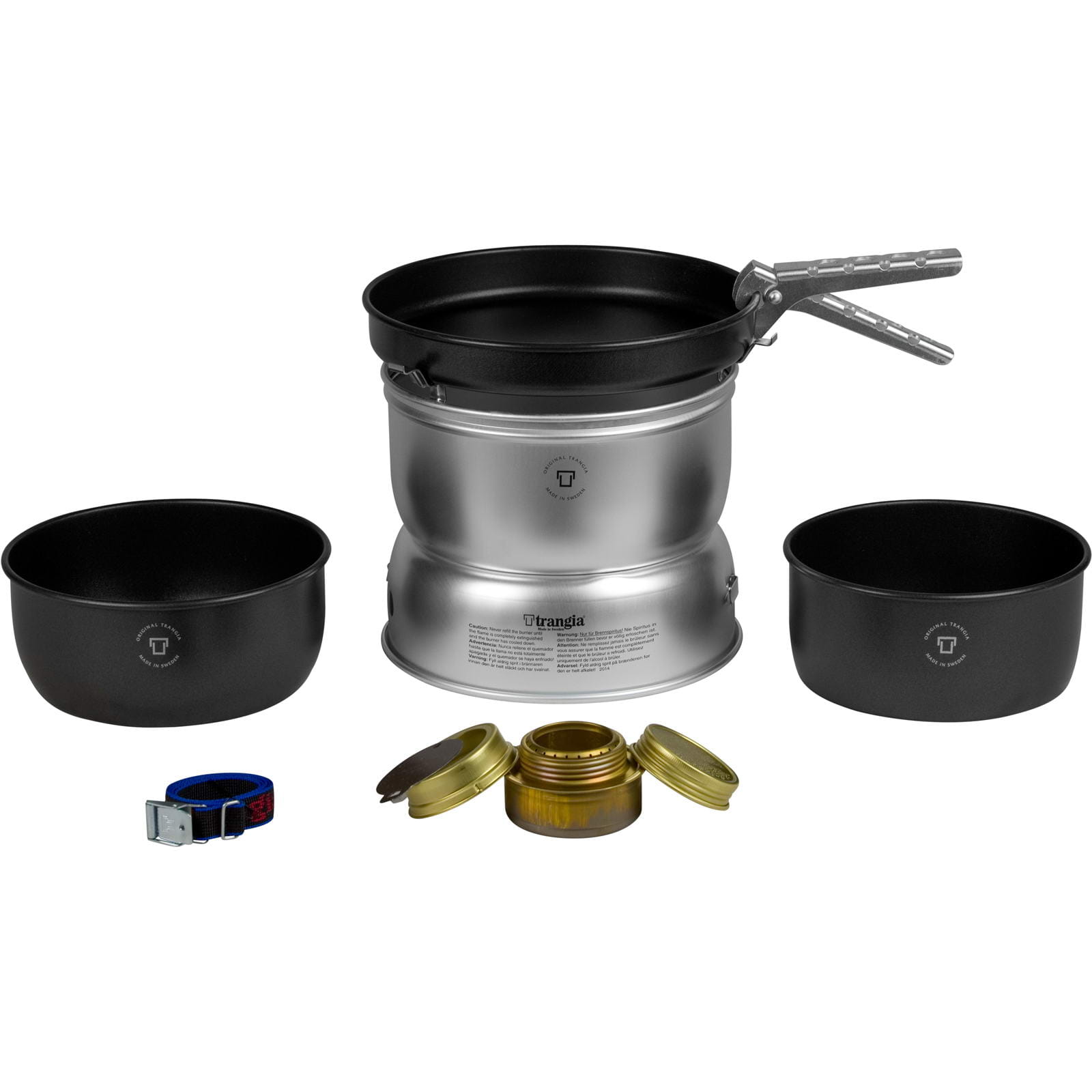 Cinghia Di Ricambio Per Trangia Sturmkocher Serie 25 - Nylon Nero, Mod. 606800, Svezia