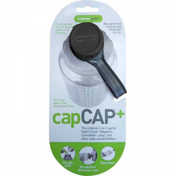 humangear capCAP+ - Flaschendeckel Plus schwarz - Bild 3