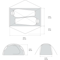 Vorschau: Mountain Hardwear Meridian™ 2 - 2 Personen Zelt teton blue - Bild 5