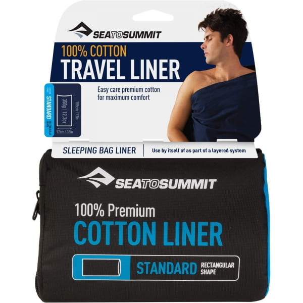 Sea to Summit Cotton Liner Rectangular Standard - Bild 1