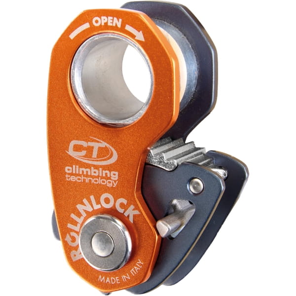 Climbing Technology RollnLock - Seilrolle inkl. Seilklemme anthracite-orange - Bild 1 Climbing Technology RollnLock - Seilrolle inkl. Seilklemme anthracite-orange - Bild 1