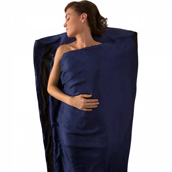 Sea to Summit Silk Stretch Liner Mummy Tapered - Inlet navy blue - Bild 2 Sea to Summit Silk Stretch Liner Mummy Tapered - Inlet navy blue - Bild 2