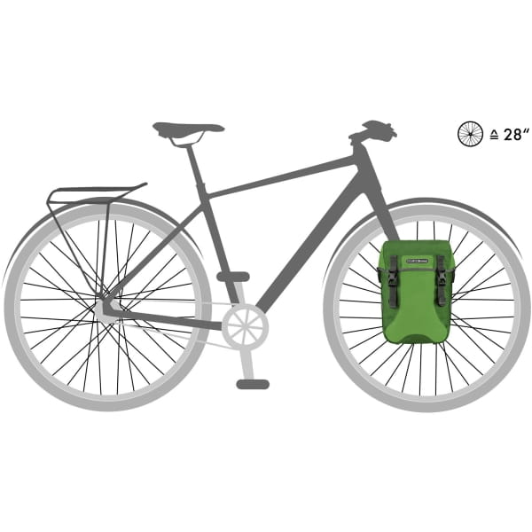 Ortlieb Sport-Packer Plus - Lowrider- oder Gepäckträgertasche kiwi-moss green - Bild 32