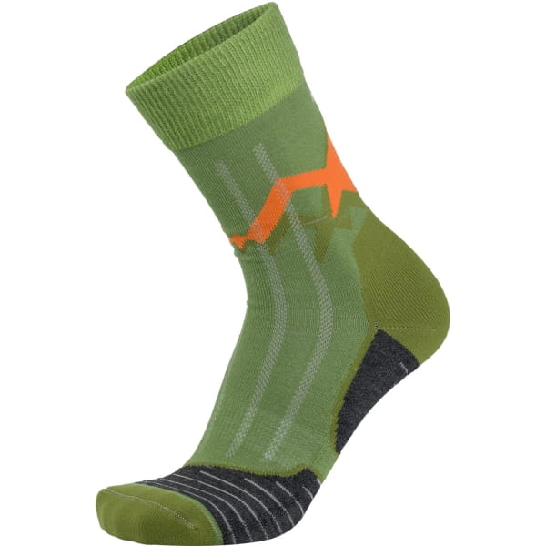 Meindl MT3.5 Trekking Light Men - Merino-Socken grün-orange - Bild 4