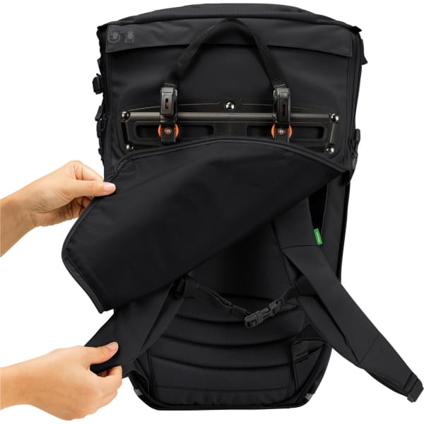 VAUDE CityGo Bike 23 II - Rucksack und Fahrradtasche black - Bild 3 VAUDE CityGo Bike 23 II - Rucksack und Fahrradtasche black - Bild 3