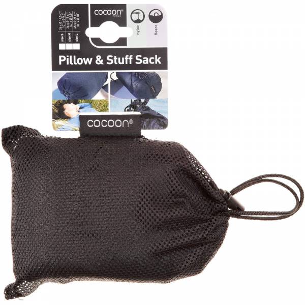 COCOON Pillow & Stuff Sack Small - Packsack-Kopfkissen schwarz - Bild 1