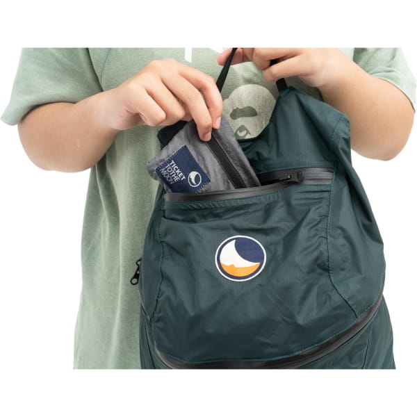 TICKET TO THE MOON Backpack Plus Water Resistant 25L - Rucksack dark green - Bild 4