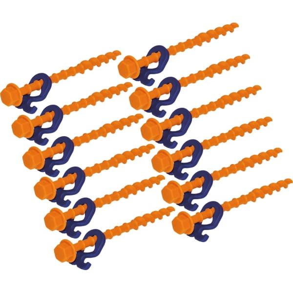 Peggy Peg Schraubhering Normal 20 cm mit Haken - Heringe 12er Set - Bild 1