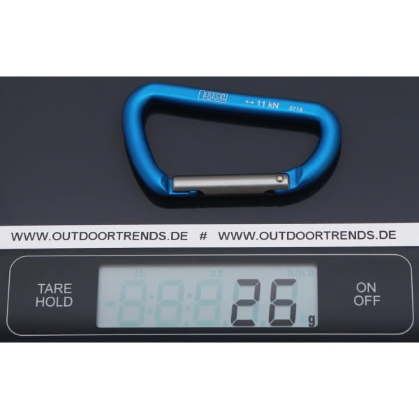 LACD Accessory Biner Straight 80 mm - Materialkarabiner blue - Bild 2 LACD Accessory Biner Straight 80 mm - Materialkarabiner blue - Bild 2