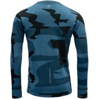 Vorschau: DEVOLD Kløvstien Merino Shirt MAN - Bike-Funktionsshirt blue camo - Bild 4