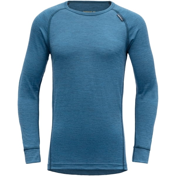 DEVOLD Breeze Merino Shirt Junior - Funktionsshirt blue melange - Bild 1